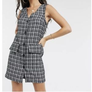 *never been worn* ASOS pinny boucle dress
